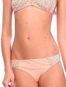 Peach Embellished Bikini Bottom - Let's Beach