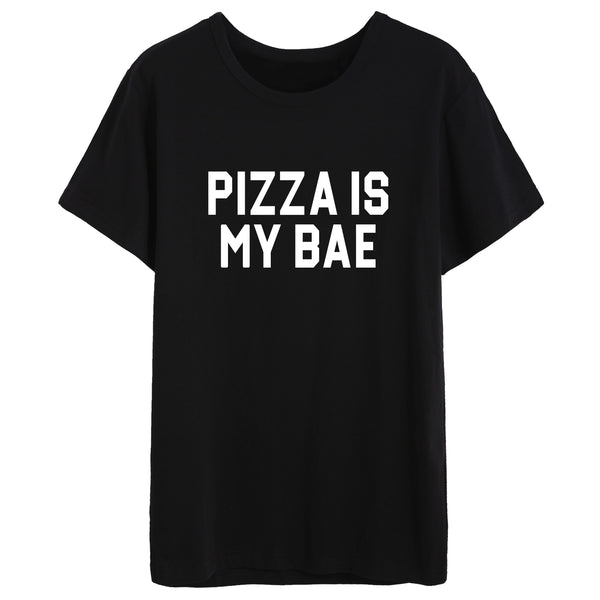 Pizza Is My Bae T-shirt for Women - Let's Beach
