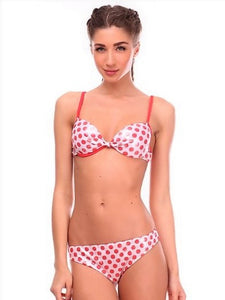 Dotted Balconette Full Bikini - Let's Beach
