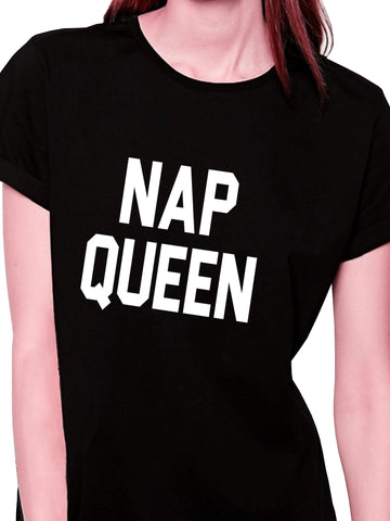 Nap Queen T-shirt for Women - Let's Beach