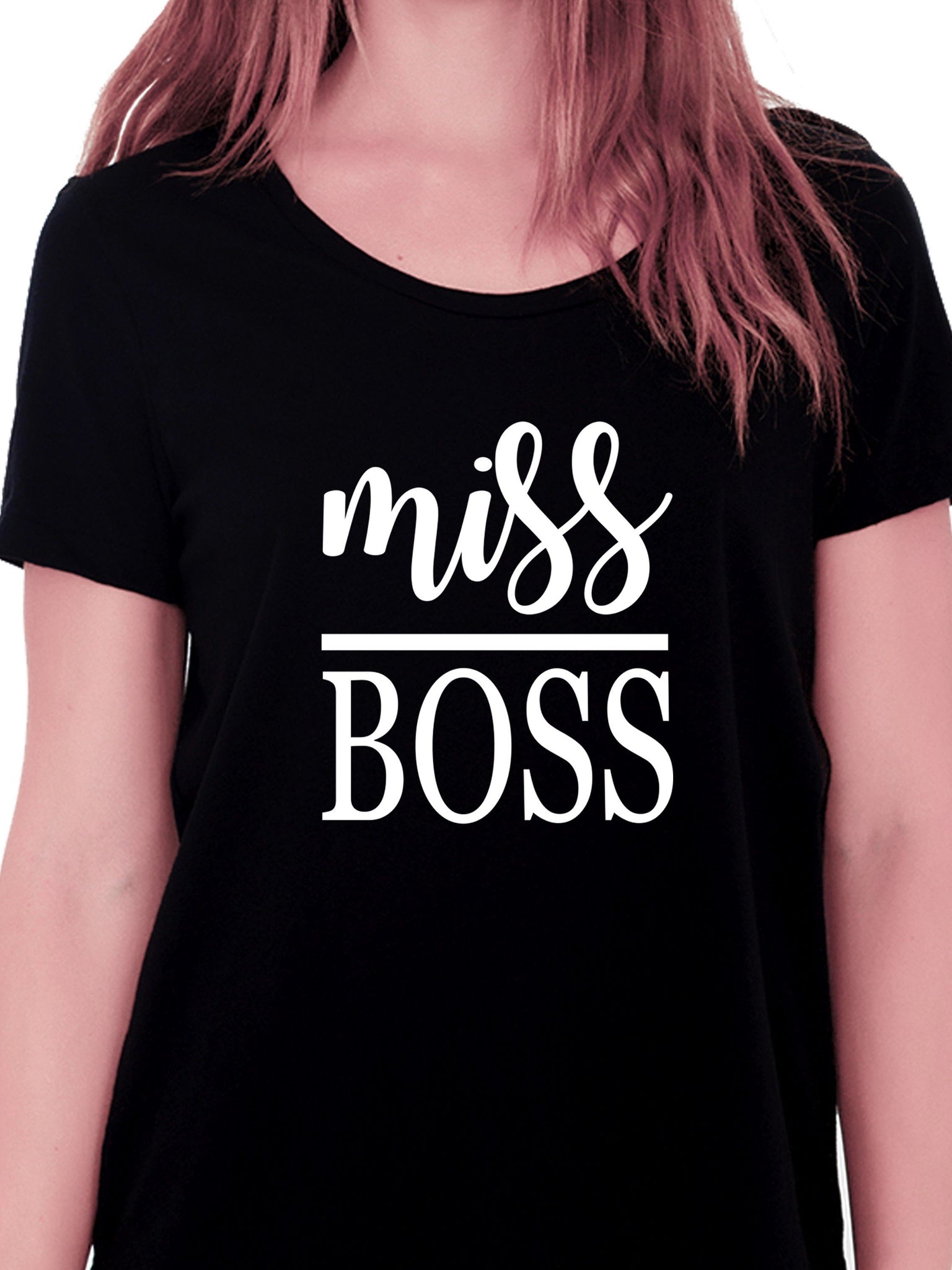 Miss Boss T-shirt for Women - Let's Beach